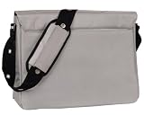 Laurex Notebook/Laptop/Messenger Bag (Silver Petal)