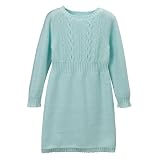 Toddler Girls' Cherokee Long-Sleeve Lurex Sweater Dress - Aqua