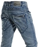 Royal Wear - Jeans homme bleu clair délavé tendance et fashion