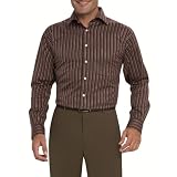 Pronto Uomo Stripe Non-Iron Sport Shirt