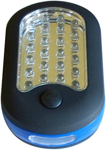 24+3 LED 12,000 MCD Work Flashlight, Black