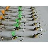 60 Flies trout pan fish NIP fishing fly flys lures BL
