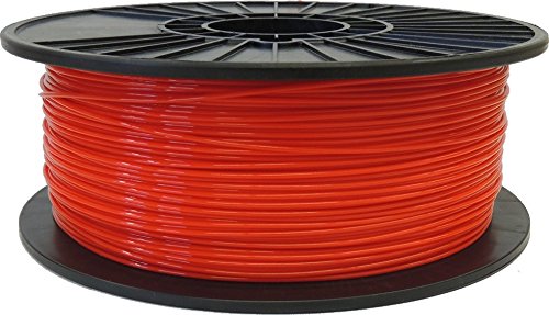 Precision 3D Printing Filament Red 1.75 MM PLA 2.5 Lb Spool Made in USA