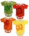 Positively Organic - Happy Print Short Sleeve Body Suit