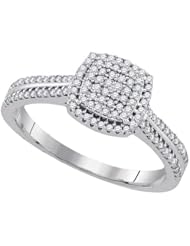 0.33CTW-DIA MIRO-PAVE RING
