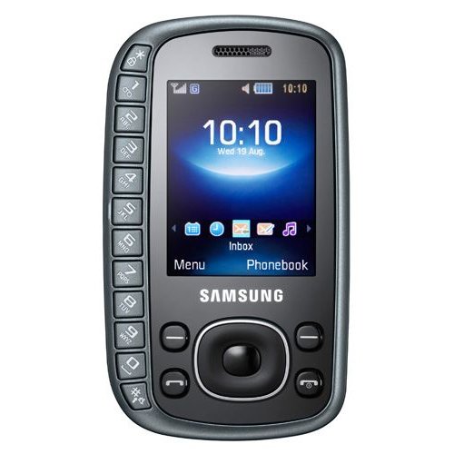 Samsung B3310 Unlocked Cell Phone with 2 MP Camera - International Version with No Warranty (Titan Gray)