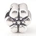 LovingtheBead © Anodised Flower Silver Plated Slide-on & Slide-Off Bead Charm