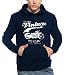 ADRO Premium Cotton Printed Hoodie Sweatshirt for Men (Navy Blue) RS.899.00