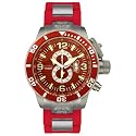 Invicta Men's Corduba Collection Red Chronograph Stainless Steel Watch #6597