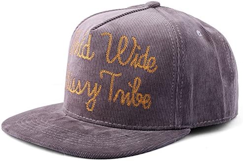 Unisex Hip-Hop Snapback Hat Adjustable Velcro Corduroy Baseball Cap