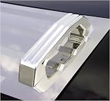 RealWheels Grooved Billet Aluminum Hood Handle for Over-The-Pocket Top Grille, for the 2006 Hummer H2