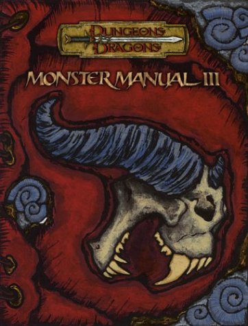 Cover image : Monster Manual III: Dungeons & Dragons Supplement (D&D Supplement)