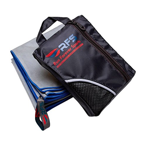Microfiber Gym, Sport and Travel Towel -Soft and Lightweight, Super Absorbent and Quick Drying - Great for Camping, Beach, Pool or Bath - 100% Satisfaction Guarantee