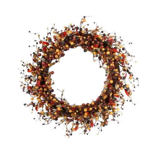 Large Mixed Berry Wreath - Fall Mix - 24