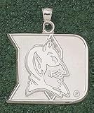 Duke Blue Devils Giant 1 1/2 W x 1 3/8 H Iron Duke Pendant - 14KT Gold Jewelry