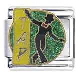 Tap Dancer Sport Italian Charms Bracelet Link