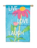 Flag, Applique,Reg,Live, Love, Laugh