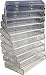 Norelco Plastic Cassette Cases, 25-Pack