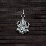 Pure Silver Ganesha Pendant