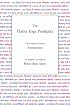 The Hatha Yoga Pradipika