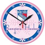 New York Rangers Wall Clock (Pink)