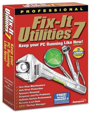 Fix-It Utilities 7 Professional Full-Service Diagnostic and Repair