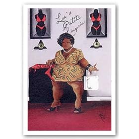 Does It Come In 3X by Annie Lee 12"x16" Art Print Poster African-American