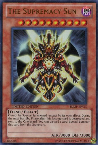 YuGiOh Shonen Jump Promo Single Card Ultra Rare The Supremacy Sun JUMPEN057 On Sale