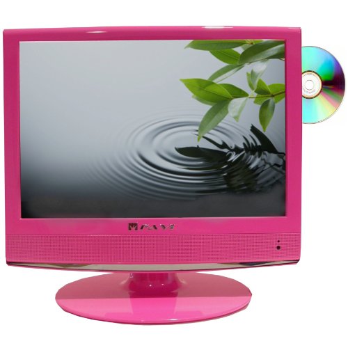 FAVI L1918A-V-P 19-Inch 720p LCD HDTV with Built in DVD Player Card Reader USB - Pink
