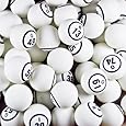 Bingo Balls - White Single Number
