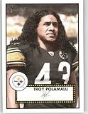 2006 Topps Heritage #162 Troy Polamalu - Pittsburgh Steelers (Football Cards)