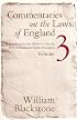Commentaries on Laws of England, Vol. 3