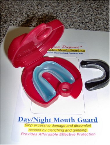 Dental Hygiene Preferred Complete Day/Night Mouth Guard Kit, Colors may vary