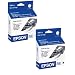 Epson T007201 Black Ink Cartridge Twin Pack (T007201-Bundle)