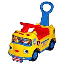 Fisher Price Little People School Bus Ride on w/English Generic Sound Chip