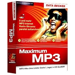 Maximum MP3, 1 CD-ROM 5 und mehr MP3 Internet Radio-Streams parallel aufzeichnen .... F�r Windows 98/SE/ME/2000/XP