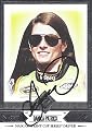 AUTOGRAPHED Danica Patrick 2014 Press Pass Total Memorabilia (#10 GoDaddy Racing Team) Signed Collectible NASCAR Trading Card with COA