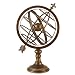 Engraved 27"H Metal Armillary Nautical Celestial Sphere Globe