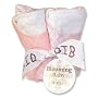 Trend Lab Versailles Pink Set of 4 Bibs