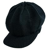 BLACK RIBBED SOFT STRETCH KNIT NEWSBOY CABBIE HAT 51N6cmKCz4L. SL160 BLACK RIBBED SOFT STRETCH KNIT NEWSBOY CABBIE HAT