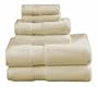 Affluence 6-Piece Towel Set, Vanilla Custard