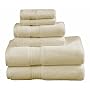 Affluence 6-Piece Towel Set, Vanilla Custard