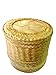 Thai Traditional Handmade 'Kra-Tip' Sticky Rice Serving Basket Medium Size 5'x4