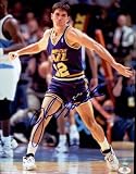 Signed John Stockton Photo - 11x14 SM Holo - Autographed NBA Photos