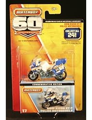 From Amazon.com. Click for details:
 Toy: Matchbox 60th Anniversary Commemorative Edition BMW R1200 RT-P Police Motorcycle - Mattel Toy: Matchbox 60th Anniversary Commemorative Edition BMW R1200 RT-P Police Motorcycle - Mattel