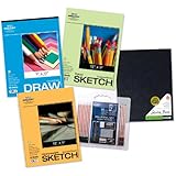Pro Art Paper/Pencil Set Value Pack, Hardbound, 22-Piece Set