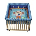 roba 0246 E34 - Laufgitter inklusiv Pop up Box mit Erlebniseinlage mit Spiel- und Lernelementen 100 x 100 cm