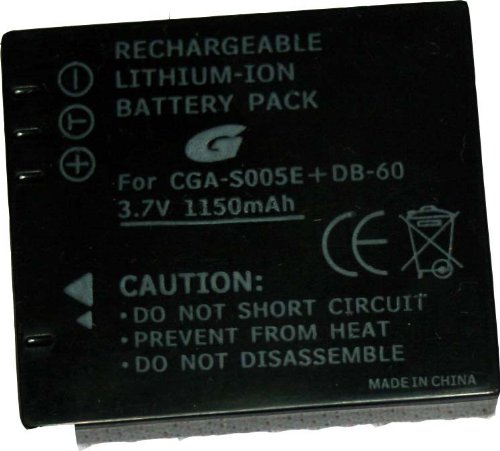 Bilora GPI 630 Li-Ion Akku f&uuml;r Panasonic CGA-S005+Ricoh DB-60 Preisvergleich