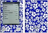 Aloha Blue Design Protective Decal Skin Sticker for Sony Digital Reader PRS-505 Models