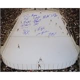 New York Rangers - Overhead Shot - Autographed 20x24 Photograph with 15 Signatures